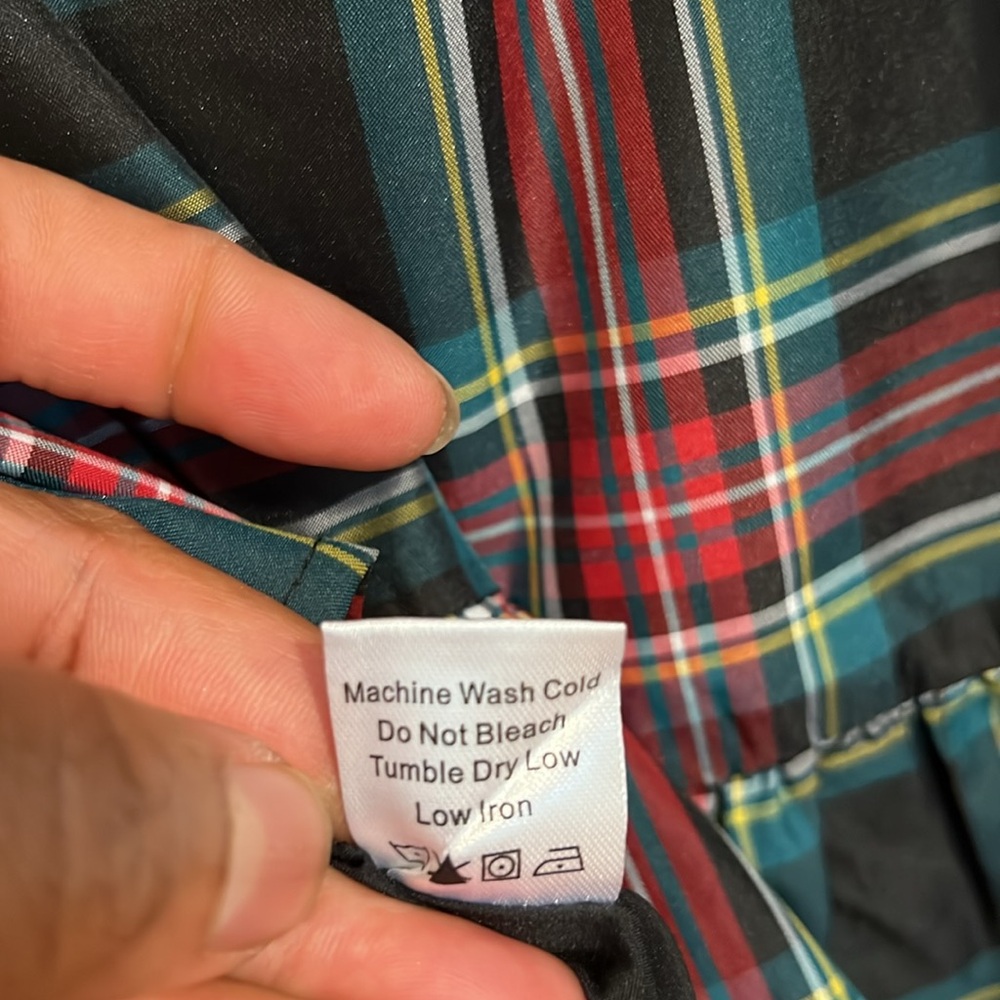 Tuckernuck ‎ highland Tartan Palmerston Plaid dress size S - Picture 11 of 14